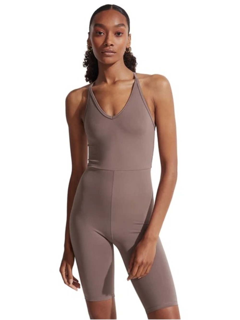 Varley Romper — Taupe | “Let’s Move Irvine Playsuit”